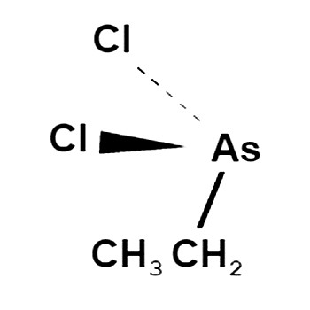 Структурная формула этилдихлорарсина
