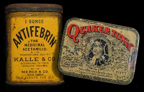 Упаковка антифебрина (начало 20 века)