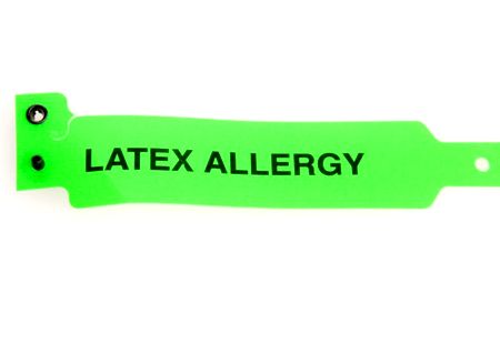 Браслет для больных с аллергией на латекс